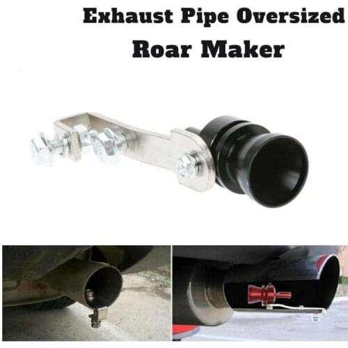 Universal Exhaust Pipe Oversized Roar Maker Simulator Car Sound Whistle Exhaust Pipe Sounder Imitating Sound Device Turbo Imitat