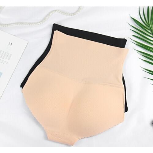 Women High-waist Butt Lifter Panties Tummy Control Shapewear Padded Boyshorts Hip Enhancer Slimming Underwear Body Shaper