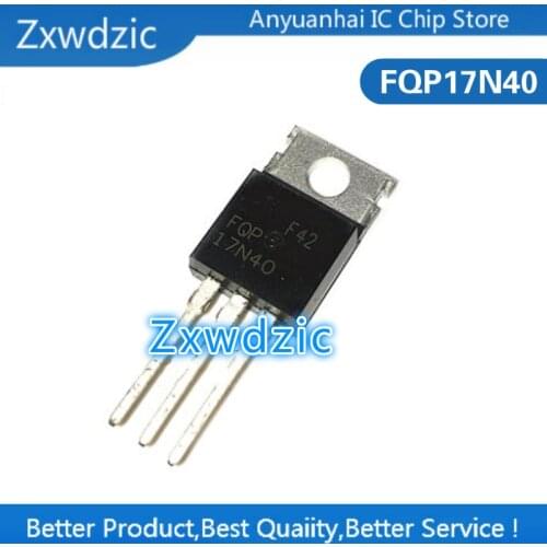 10PCS FQP17N40 TO220 17N40 TO-220