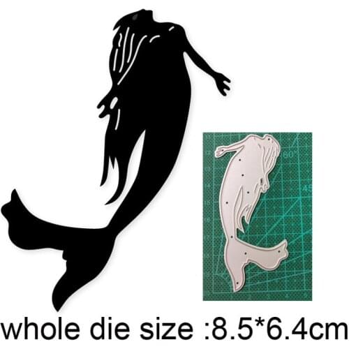 2020 new metal dies Dancing Mermaid cutting dies Scrapbooking die cut paper craft knife mould blade punch stencil dies