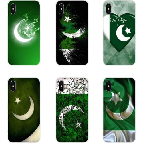 Accessories Case Covers For Huawei G7 G8 P8 P9 P10 P20 P30 Lite Mini Pro P Smart Plus 2017 2018 2019 National flag Pakistan flag