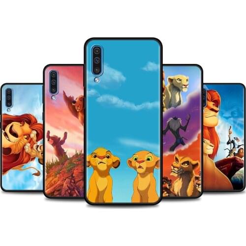 Phone Cover For Samsung A50 A70 A90 A80 A70s A60 A50s A40 A30s A30 A20s A10s A10e Funda Gold Lion