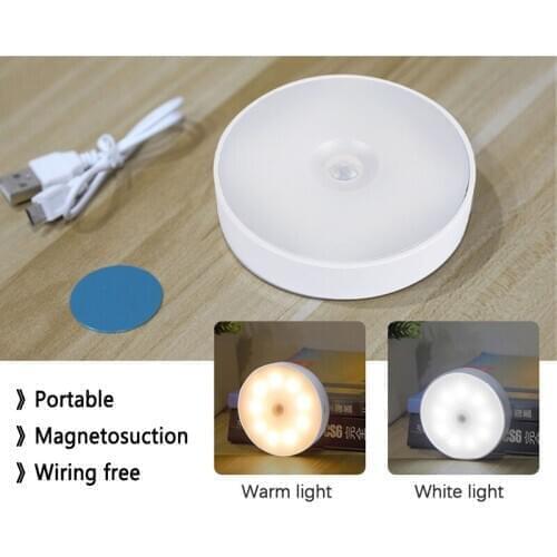 Energy-saving LED Night Light Human Body Induction Light Bedroom Bathroom Hanging Smart Light Control Cabinet Light