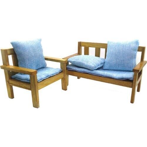 1Pcs 1:12 Dollhouse Miniature Furniture Sofa Chair Living Room Decor For Dollhouse Decals