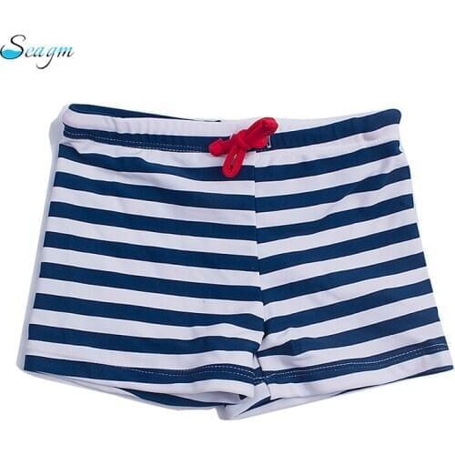 Striped boys swim shorts children swimsuit swimwear kids sunga infantil 2020 children swimming trunks boy beach wear 107
