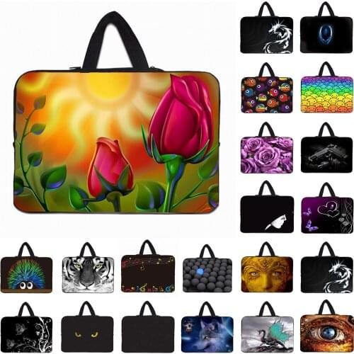 Funda Portatil 13.3 inch Bolsas Neoprene Pouch Hot Laptop Handle Bag Carry Case For Macbook Acer Sony 10 12 13 14 15 17 Computer