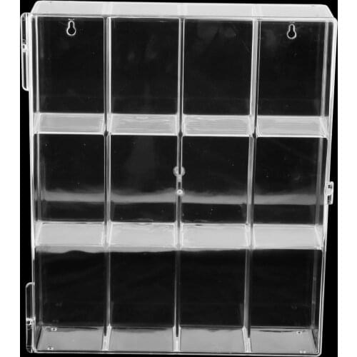 Clear Acrylic Display Case Dustproof Protection Showcase for Model Dolls