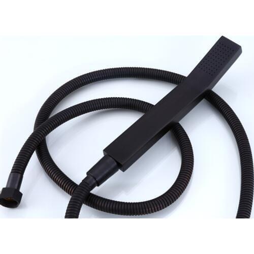 Vidric European style black brass bathroom hand spray 1.5m hose antique shower large shower hardware accessories,ORB Top spray