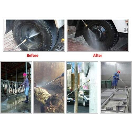 Power Pressure Washer Turbo Spray Nozzle and 5 Tips Kit 1/4" Quick Connect