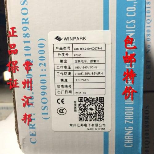 WINPARK Intelligent temperature controller AK6-BPL210-C007R-1 logic level PT100 AK6-BPL210