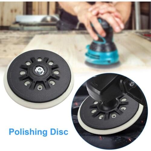 16cm Universal Car Polish Pad 17 Holes For Waxing Polisher Car Body Polishing Discs Car Home Cleaning Accessories