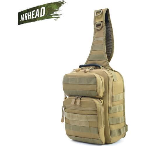 Military Tactical Assault Pack Sling Backpack Army Molle Waterproof EDC Rucksack Bag Outdoor Hiking Camping Hunting Chest Bag