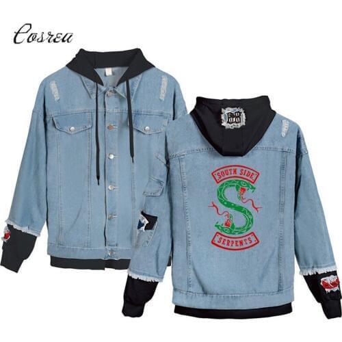 Riverdale Southside Riverdale Sweatshirt South Side Serpents Riverdale Gifts Hoody Riverdale Sweater Riverdale Jacket Denim