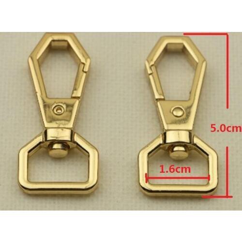 10 PCS/lot) factory wholesale high-grade spring key bag hook belt chain connection buckle luggage handbag metal fittings