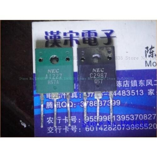 2pcs/lot=a pair 2SA1227 2SC2987 140V 12A 120W