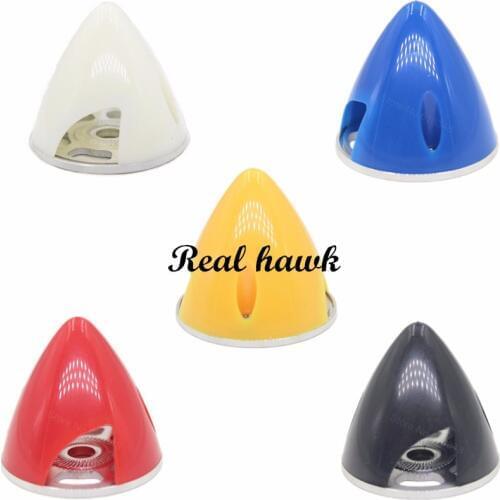 38mm Plastic 1.5inch Prop Spinner 2 Blades Propeller Alloy Backplate 5.0mm Motor Shaft For RC Airplane Replacement Parts