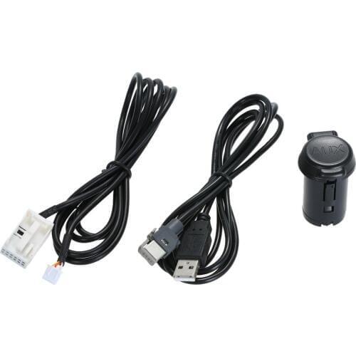 Car AUX USB adapter For Peugeot 307 407 308 408 508 3008 install RD43 RD45 Radio