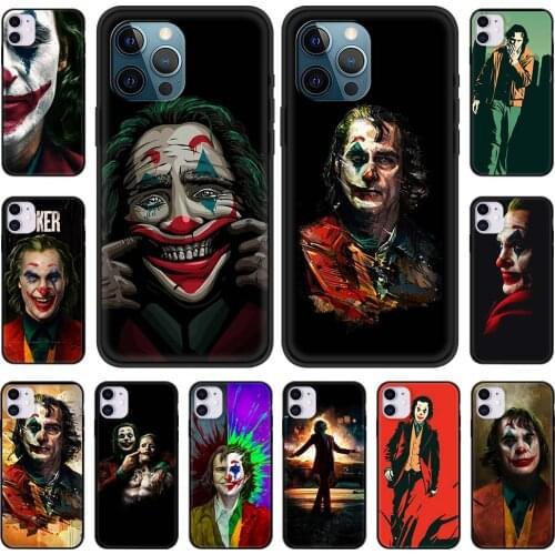 Case for iPhone 11 12 Pro Max Phone Cover for Apple iPhone 7 8 Plus SE2020 X XR XS Max Luxury Shell Crazy Joker Art Pattern