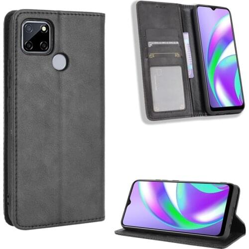 For Oppo A15 Case Luxury Flip PU Leather Wallet Magnetic Adsorption Case For OPPO A15S A15 S OPPOA15 Protective Phone Bags