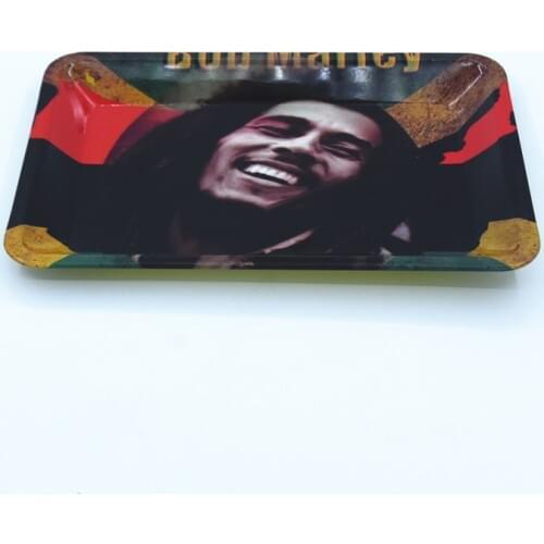 Design Smoke Tobacco Metal Rolling Tray Cigarette Container Tobacco Grinder Storage for DIY Smoking Grinder