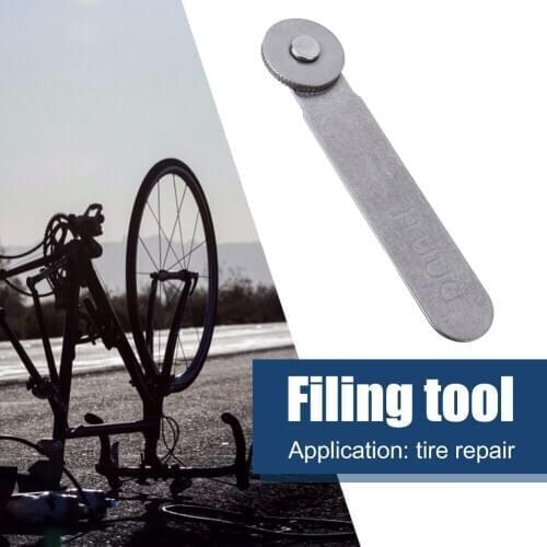 Bicycle Tire Repair File w/ Roller Bike Patch Grater Protector File Repair Tool Patch Grater Protector Grater File