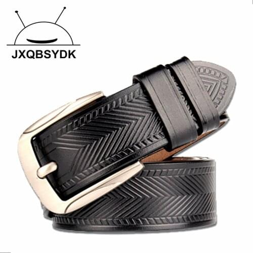 Men Retro Belts Designer High Quality Fashion Belts for Men Pin Buckle Genuine Leather Belts