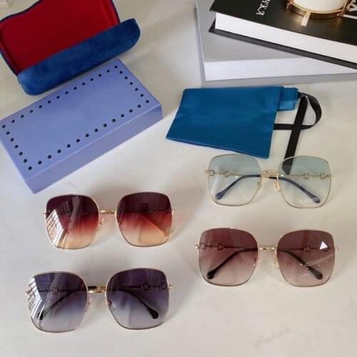 NEW 2021 Women 0879 Man Big Face Square Fashion Sunglasses Brand Design Eyeglasses Frame Gradient Sunglass Eyewear Oculos De Sol