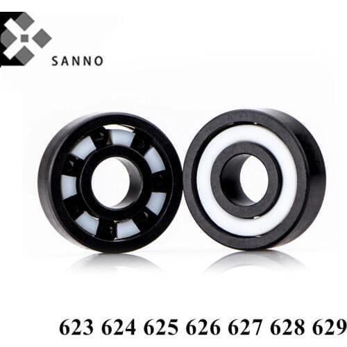 Full ceramic ball bearing 623 - 629 silicon nitride SI3N4 high temperature resistance ceramic ring bearing deep groove bearing
