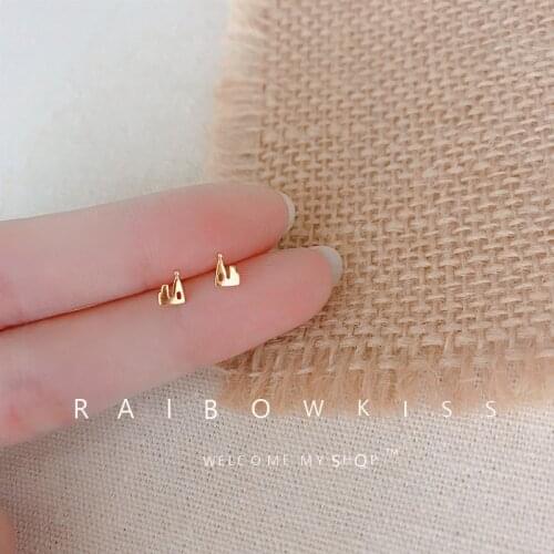 Castle Stud Earrings For Women New Fashion Simple Hollow Creative Design Little Princess Girl Birthday Jewelry Accessories Gifts