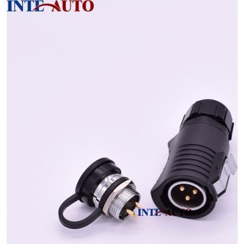 Watertight 3 pins electrical high quality connector,dust proof male plug female socket,WP20 series