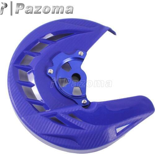 Motorcycle Blue Front Brake Disc Guard Protection Cover for Yamaha YZ125 125X 250 250X 250F 426F 450F 2012-2018