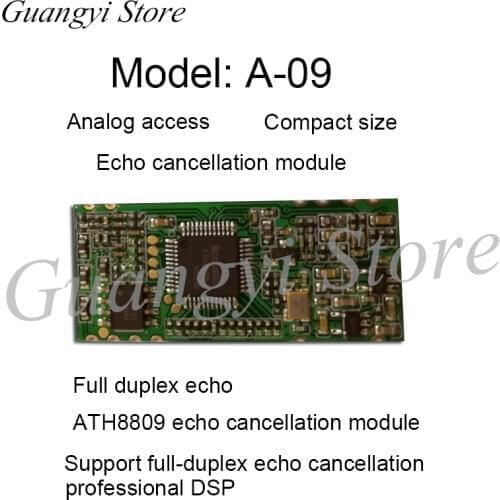 A-09 Full Duplex Hand-free Call Echo Cancellation Module--DSP Chip ATH8809