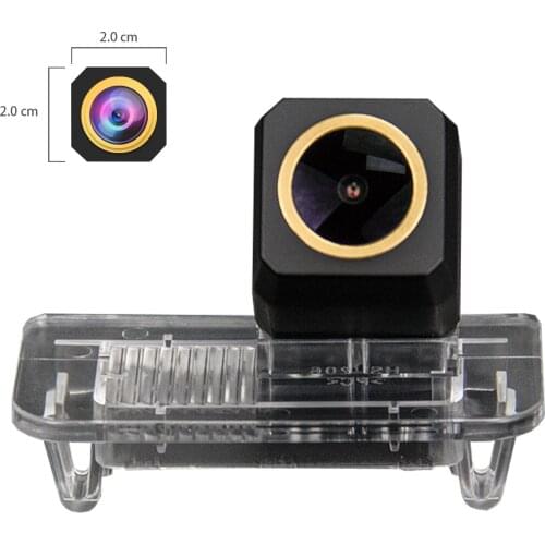 Misayaee Golden HD Car Rear View Reverse Camera Plate Light for Mercedes Benz B Class B180 B200 W245 W246 2012~2015