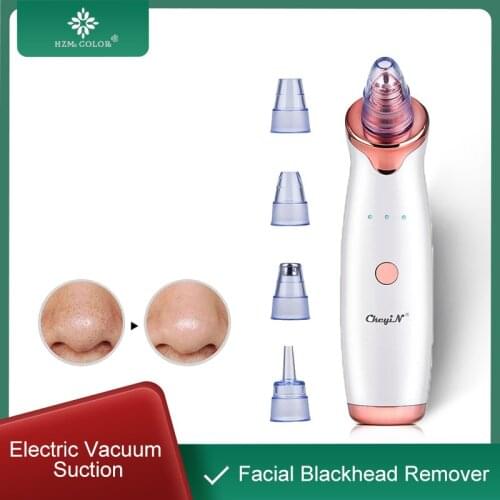 HZM COLOR Facial Blackhead Remover Acne Cleaner Electric Vacuum Suction Face Clean Facial Pores Cleaner Skin Care Beauty Tools