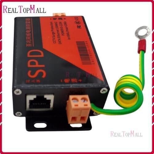 IP Camera Network POE Switch RJ45 & POE Surge Protector,Protection device, Lightning Arrester,SPD for 100M Ethernet Network