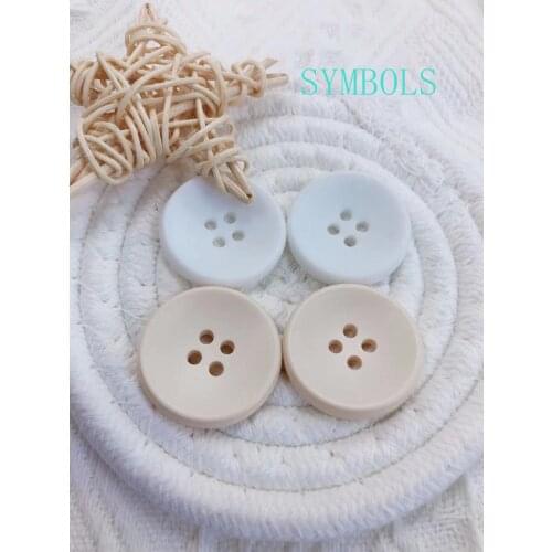 20pcs Resin Imitation Horn Large Buttons For Clothing Sweater Suit Coat Vintage Decorations DIY Accessories Wholesale