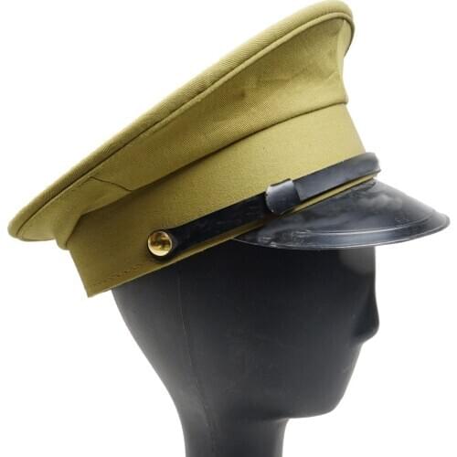 WWII WW2 Chinese Army Imperial Coaches Soldier Cotton Hat Large Brimmed Cap