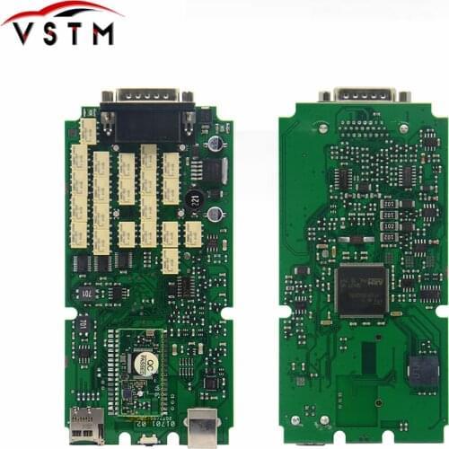 Best V4.0 tcs pro plus bluetooth single green board 2015 R3/2016R1 keygen cars trucks OBD2 diagnostic tool