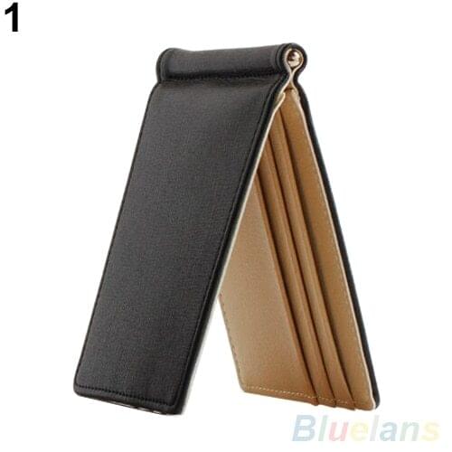 2020 soild color Trendy Ultra-Thin Leather Wallet Men Magic Holder Bifold Mini Wallet Top Quality Multifunction Rfid Men Wallet