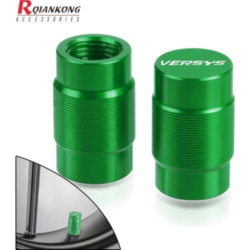 Motorcycle Air Port Cap For Kawasaki VERSYS 650 300 1000 Tire Rim Valve Wheel Stem Caps Dustproof Covers Versys X300 versys X250