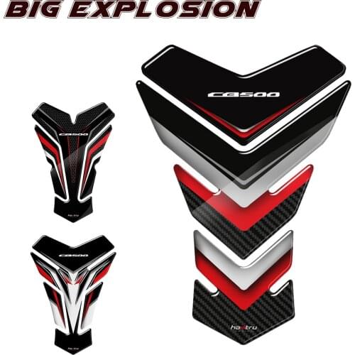 Motorcyclce Decals For Honda CB500 CB 500 CB500X CB500F Tank 3D Motorcycle Tank Pad Protector Stickers