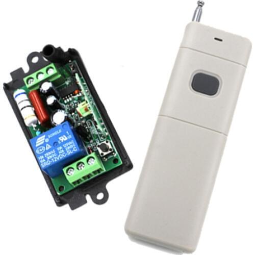 NEW!!! High Quality AC110V 220V RF Wireless Switch Relay Receiver Long Range Remote Controllers For Light switch SKU: 5212