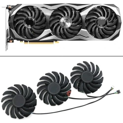 NEW 87MM PLD09210S12HH 4PIN GPU FAN For MSI GeForce RTX 3060 Ti VENTUS RTX3080 RTX 2070 DUKE RTX3090 VENTUS Graphics card Fan