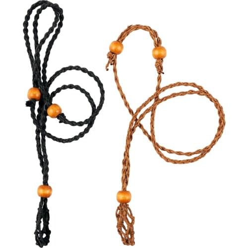 1pc Brown Black Net Necklace Cord Empty Stone Raw Crystal Holder Natural Quartz Stone Chakra Point Healing Fish Netted Amulets