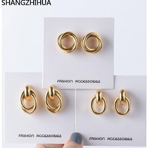 Euramerican Street Pat earrings with geometric irregularities in womens earrings and jewelry