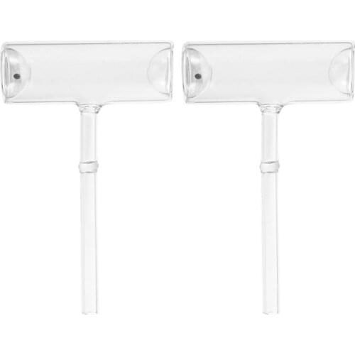 2pcs Sublimation Iodine Equipment Sublimation Tube Iodine Hammer Glass Seal Tube