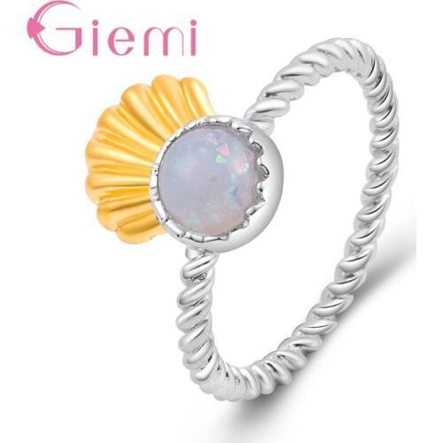 Unique Rope Band 925 Sterling Silver Finger Rings for Women Monther Best Wishs Shiny Flower Wedding Bridal Jewelry