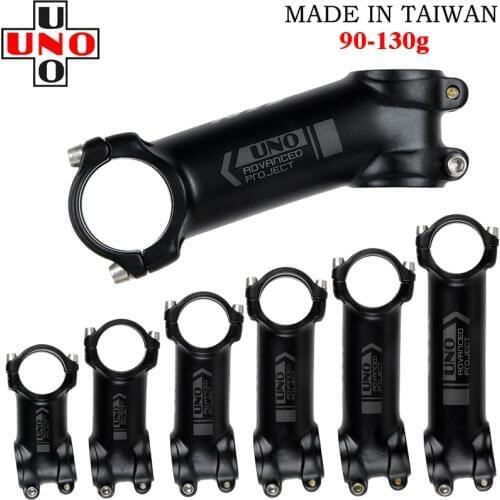 UNO MTB Bike Stem 7 17 Degree Ultralight Alloy 7075 31.8mm 60 70 80 90 100 110 120 130mm 90-130g Road Bicycle Stem