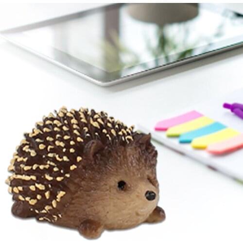 Animal Simulation Attractive Multifunctional Stylish Hedgehog Educational Model Doll Kid Gift Desktop Ornament Toy