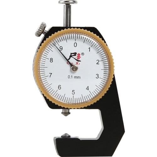 0-10mm/0-20mm 0.1mm Dial Thickness Gauge for Leather Paper Steel Meter Tester Leather Paper Thickness Meter Tester
